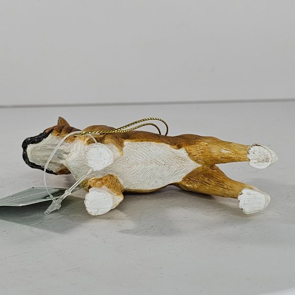 St Nicholas Square Boxer Dog Christmas Ornament New With Tag - Picture 5 of 7